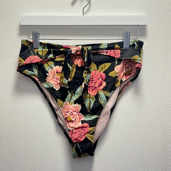 Shade & Shore High Waisted Bikini Bottom - Picture 3 of 7